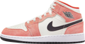Air Jordan 1 Mid GS Orange Suede