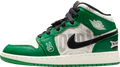 Air Jordan 1 Mid GS Pine Green / White