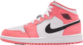 Air Jordan 1 Mid GS Pink Gaze / White