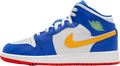 Air Jordan 1 Mid GS Racer Blue / Gold