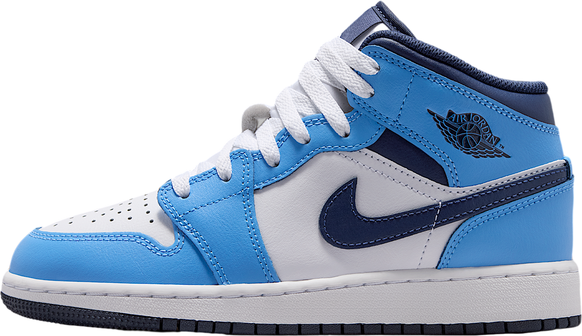 Air Jordan 1 Mid GS University Blue / White