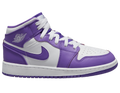 Air Jordan 1 Mid GS White Purple
