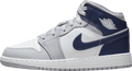 Air Jordan 1 Mid GS White / Wolf Grey / Midnight Navy