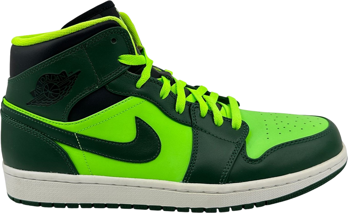 Air Jordan 1 Mid Hulk Gorge Green / Black