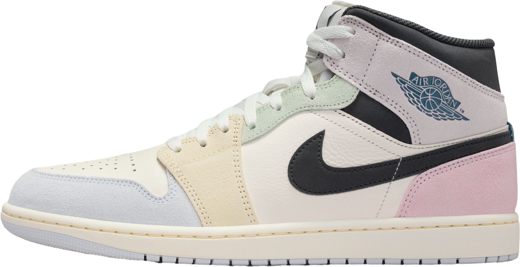 Air Jordan 1 Mid Sail / Iced Jade