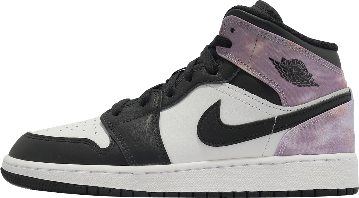 Air Jordan 1 Mid SE GS Black Bleached Coral