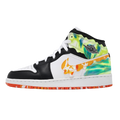 Air Jordan 1 Mid SE GS Black / White ? Team Orange