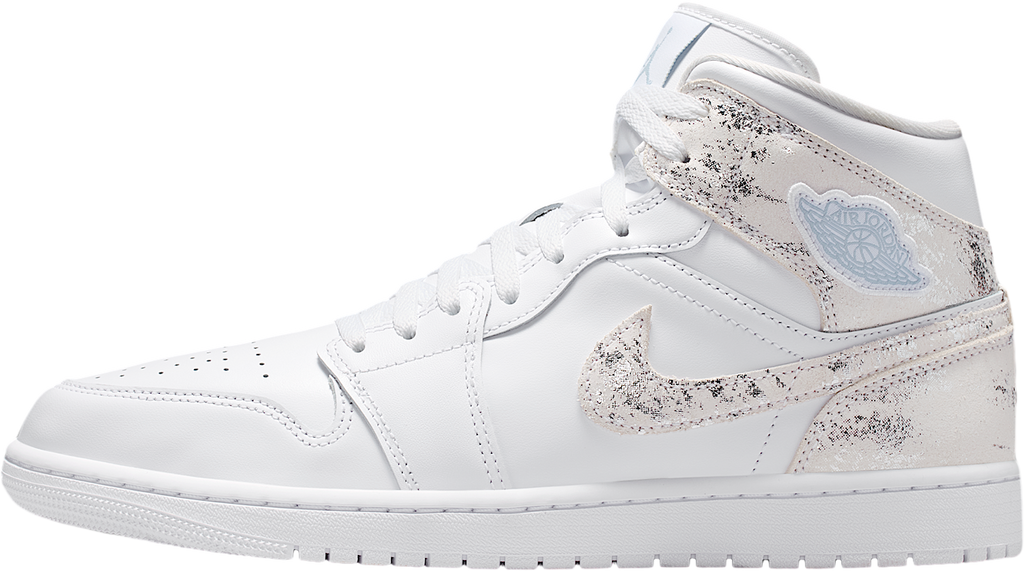 Air Jordan 1 Mid SE White / Field Silver