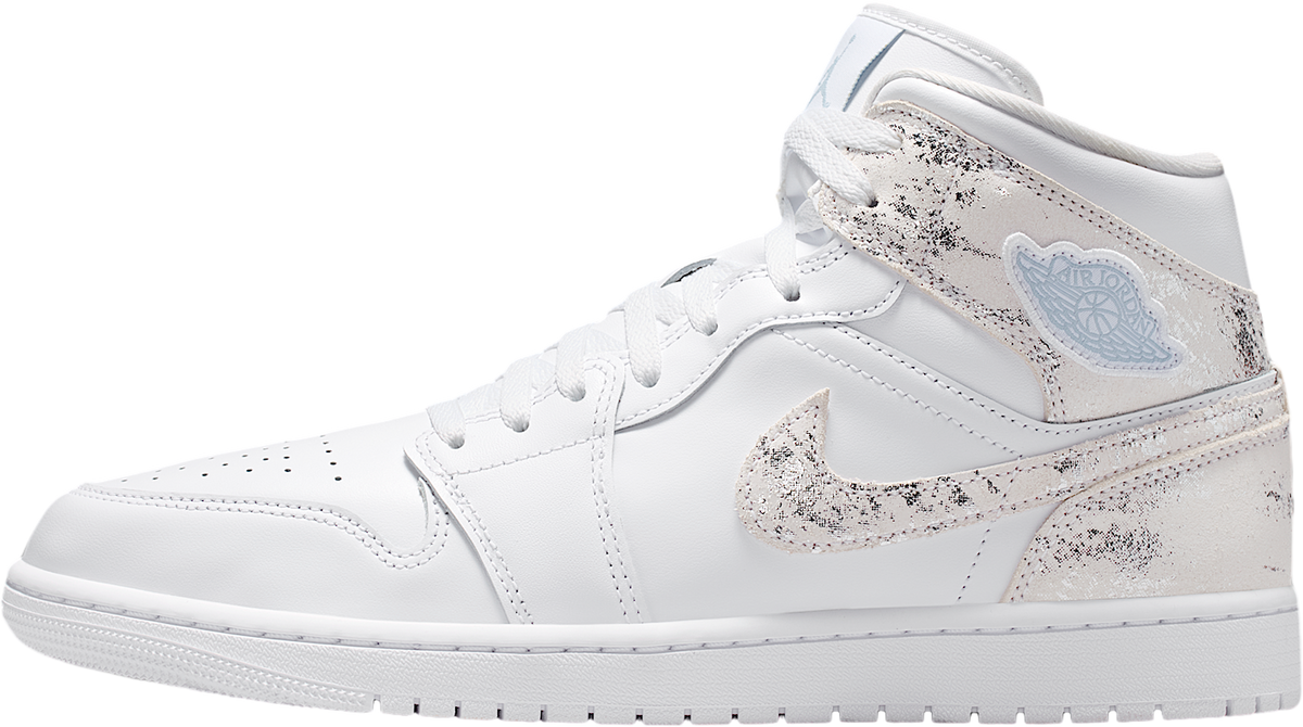Air Jordan 1 Mid SE White / Field Silver