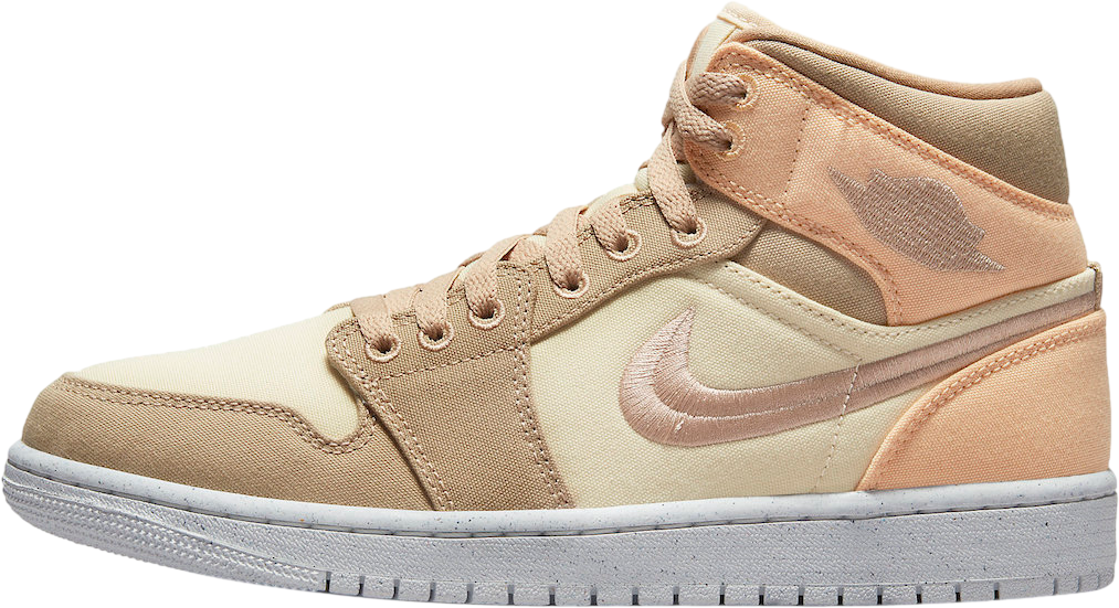Air Jordan 1 Mid SE WMNS Canvas Khaki