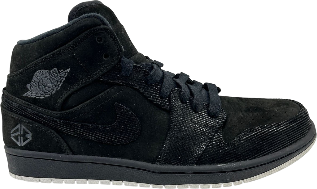 Air Jordan 1 Mid Suit And Sneakers