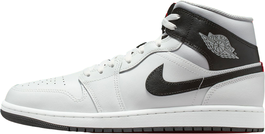Air Jordan 1 Mid White / Black / Infrared 23