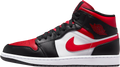 Air Jordan 1 Mid White Black Red