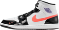 Air Jordan 1 Mid White / Court Purple / Bright Mango