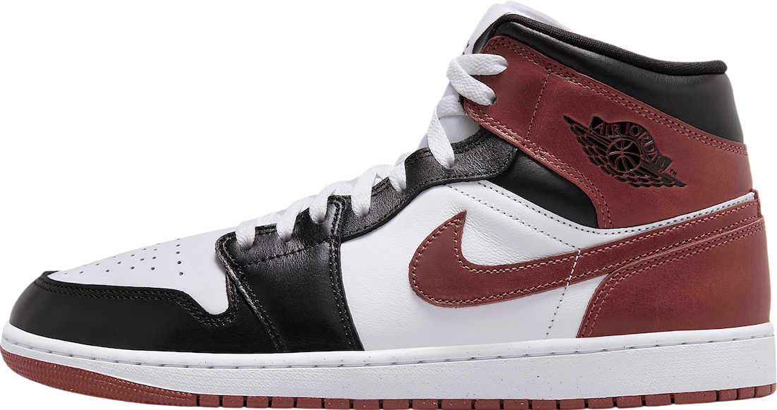 Air Jordan 1 Mid White / Dark Pony