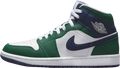Air Jordan 1 Mid White Green Navy