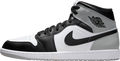 Air Jordan 1 Mid White / Light Smoke Grey