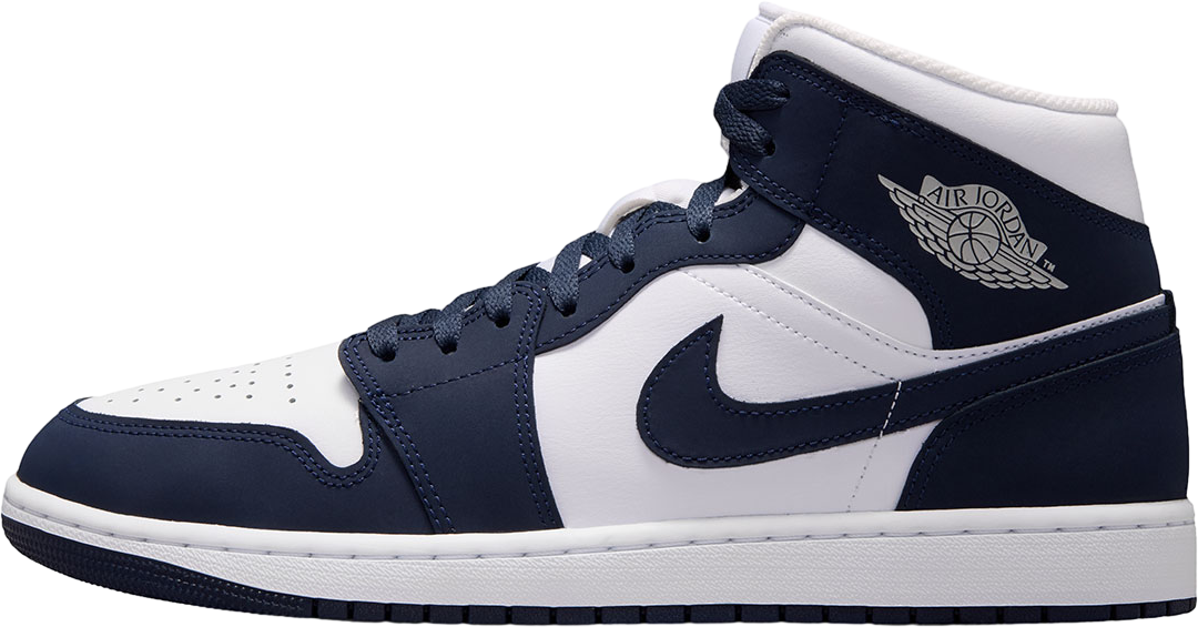 Air Jordan 1 Mid White / Obsidian
