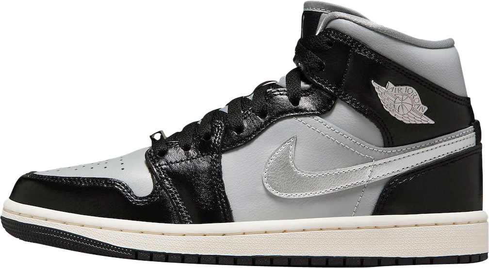Air Jordan 1 Mid WMNS Black Chrome