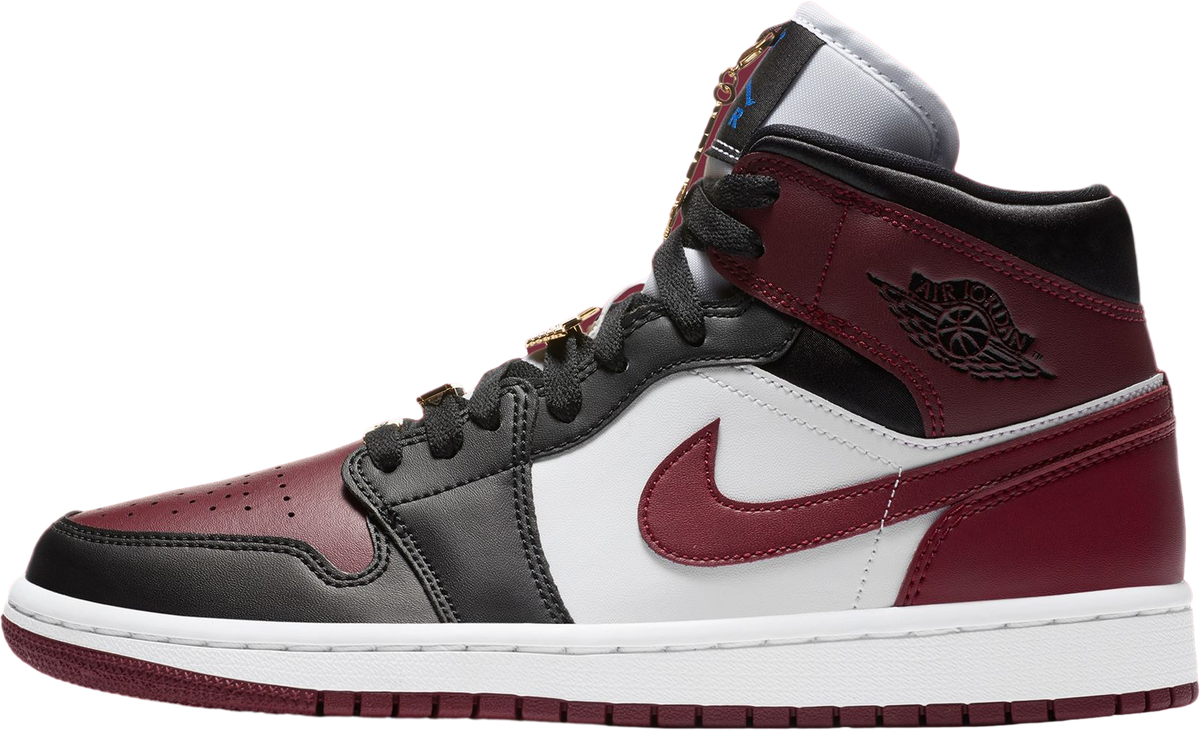 Air Jordan 1 Mid WMNS Black / Dark Beetroot