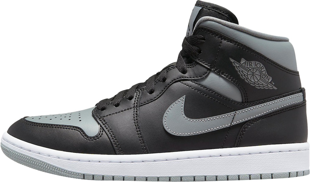 Air Jordan 1 Mid WMNS Black Grey