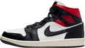 Air Jordan 1 Mid WMNS Black Gym Red