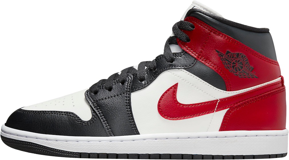 Air Jordan 1 Mid WMNS Black Toe
