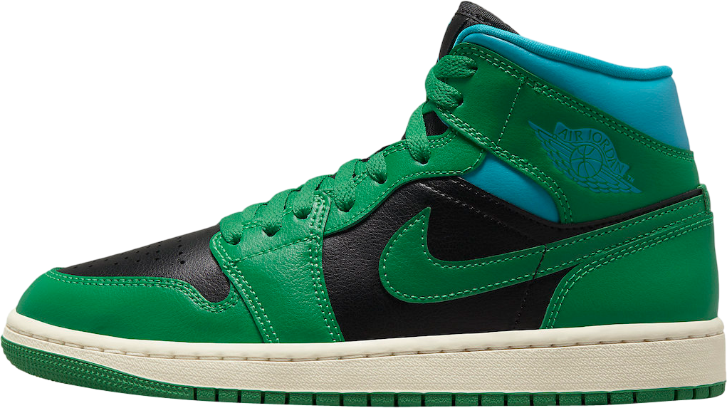 Air Jordan 1 Mid WMNS Lucky Green