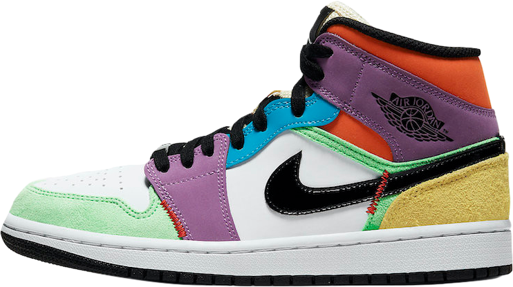 Air Jordan 1 Mid WMNS Multicolor
