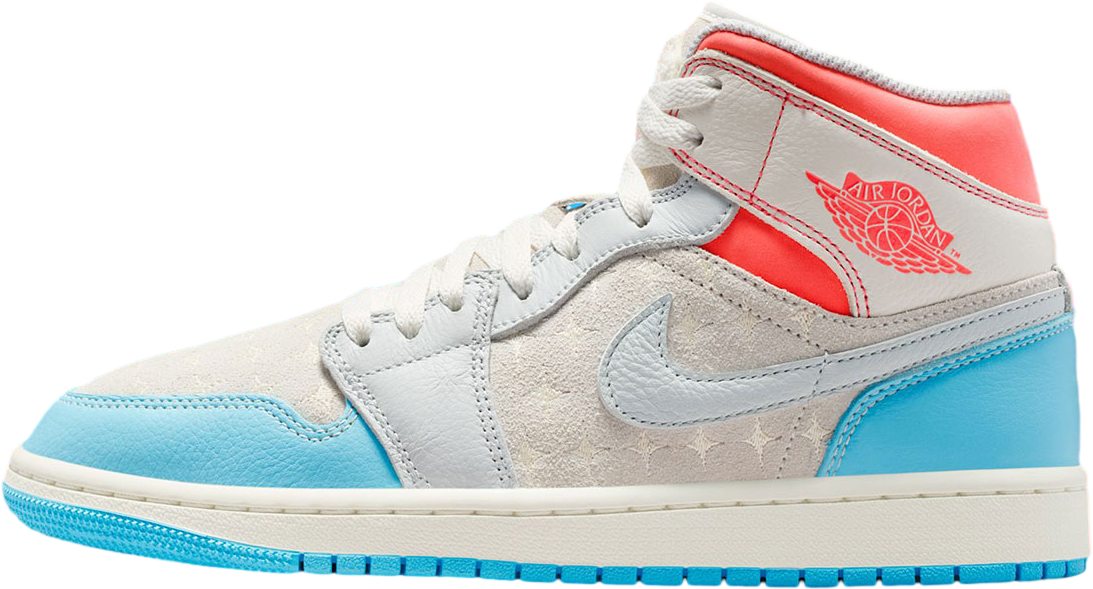 Air Jordan 1 Mid WMNS Sail / Hot Lava