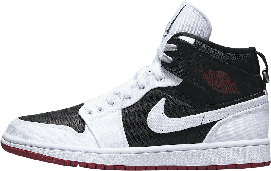 Air Jordan 1 Mid WMNS SE Utility Black White