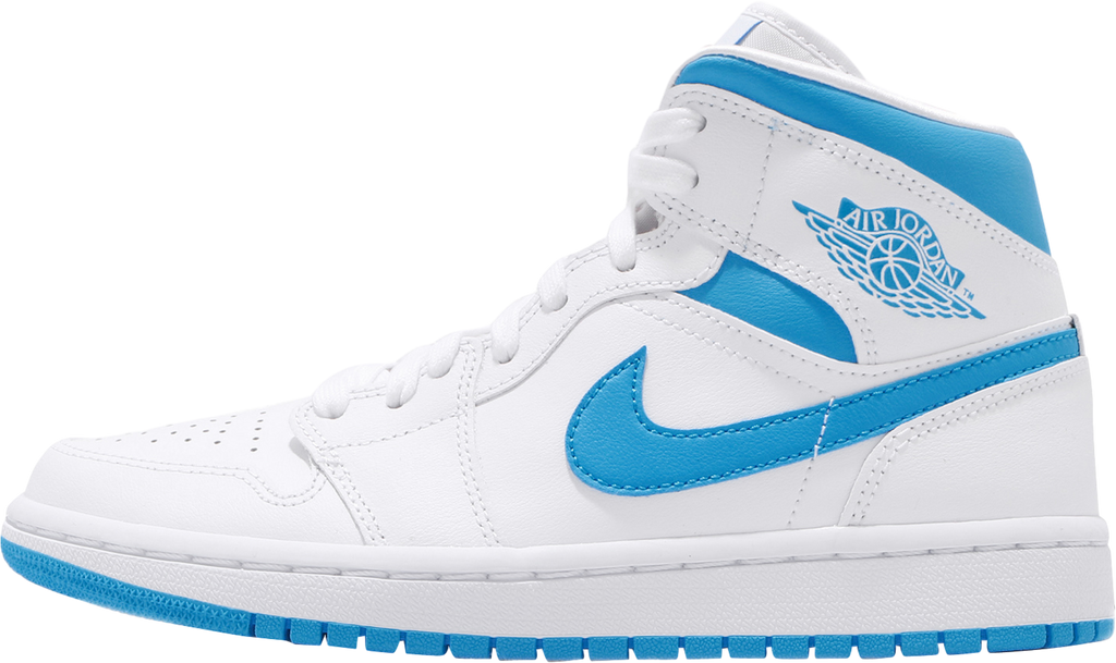 Air Jordan 1 Mid WMNS White Powder Blue