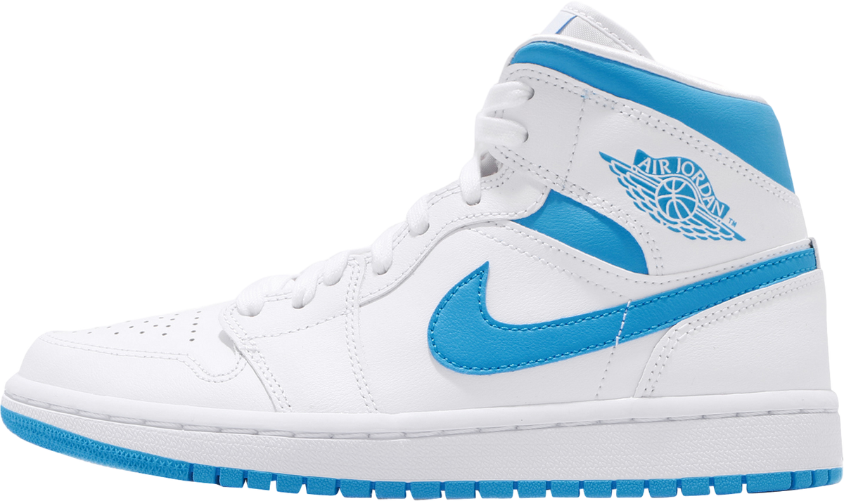 Air Jordan 1 Mid WMNS White Powder Blue