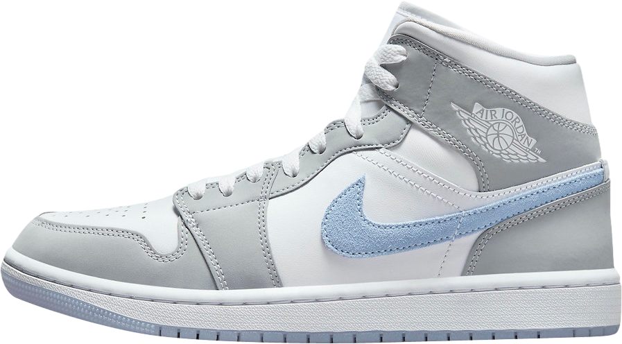 Air Jordan 1 Mid WMNS Wolf Grey Aluminum