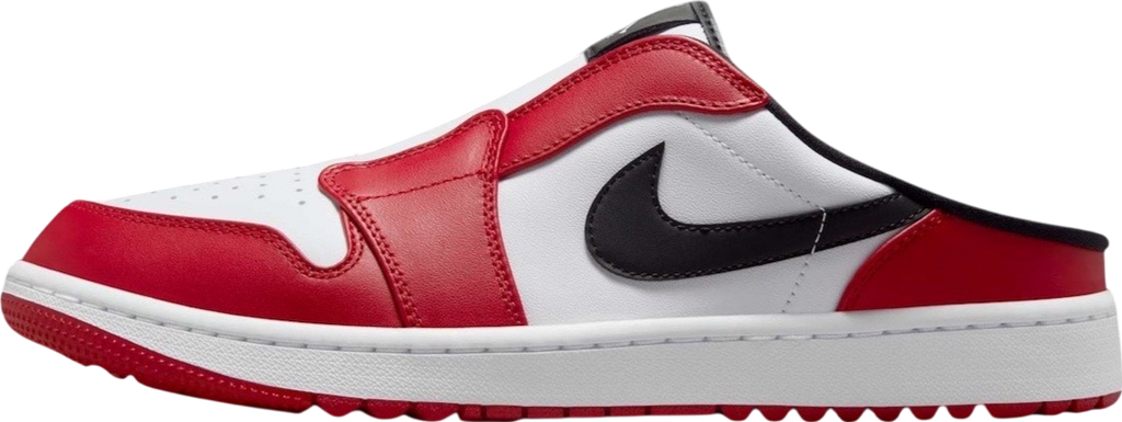 Air Jordan 1 Mule Golf Chicago White / Varsity Red