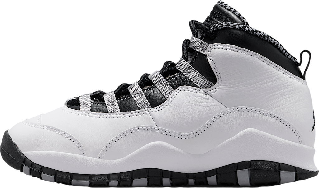 Air Jordan 10 GS White / Light Steel Grey