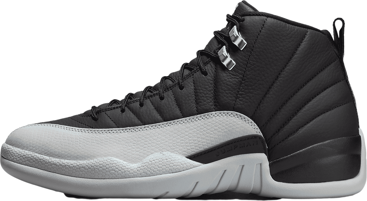Air Jordan 12 Barons Black Wolf Grey