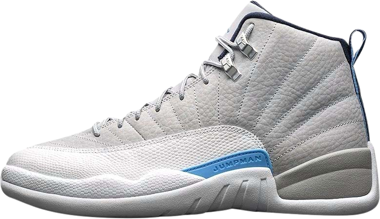 Air Jordan 12 Grey University Blue