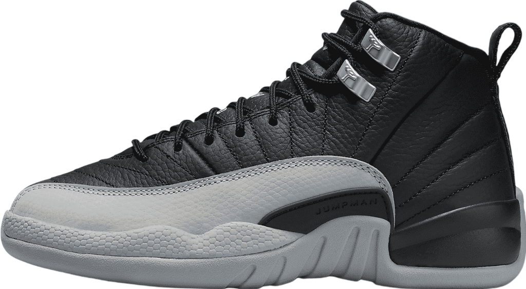 Air Jordan 12 GS Barons Black / Wolf Grey