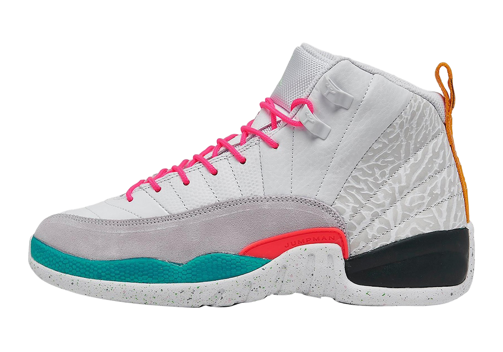 Air Jordan 12 GS White Vapor Green