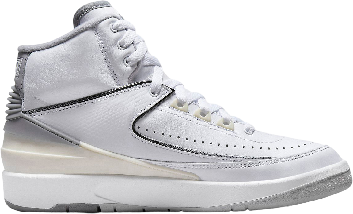 Air Jordan 2 Retro GS White / Cement Grey