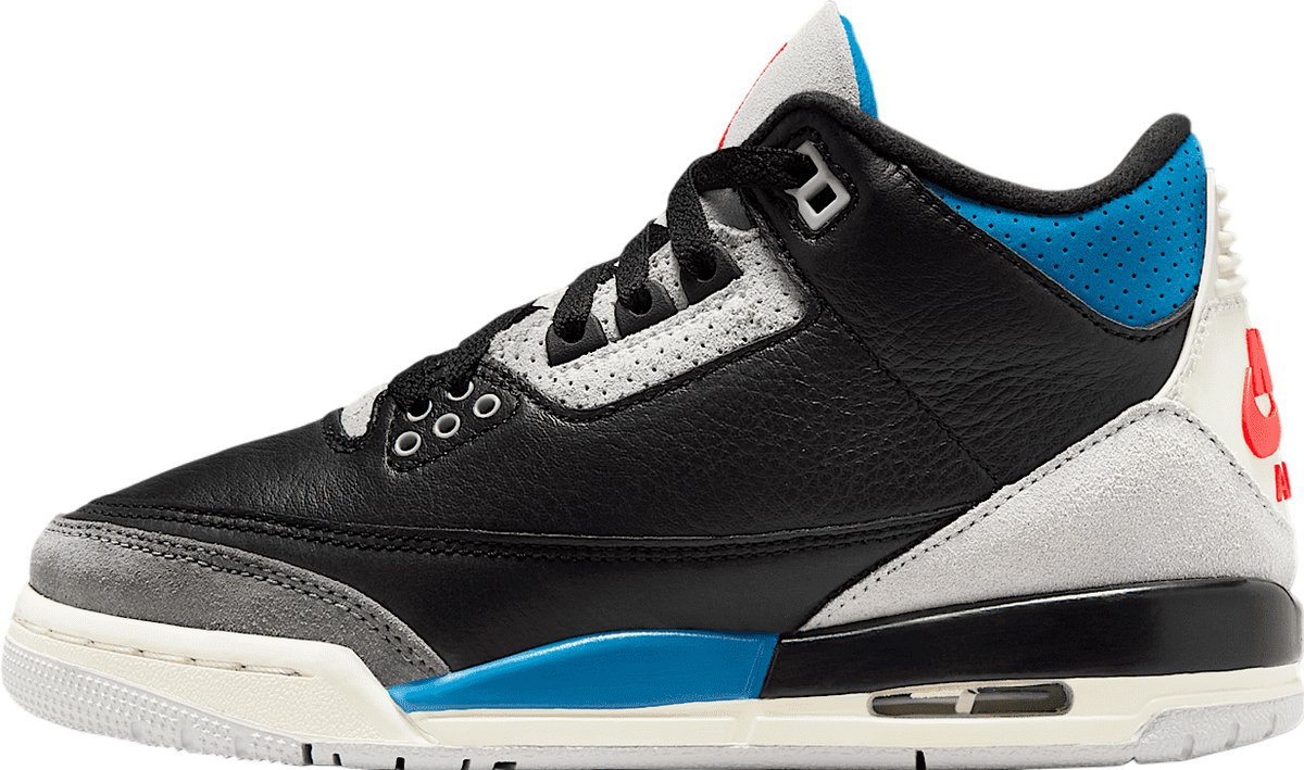Air Jordan 3 GS Black / Neutral Grey