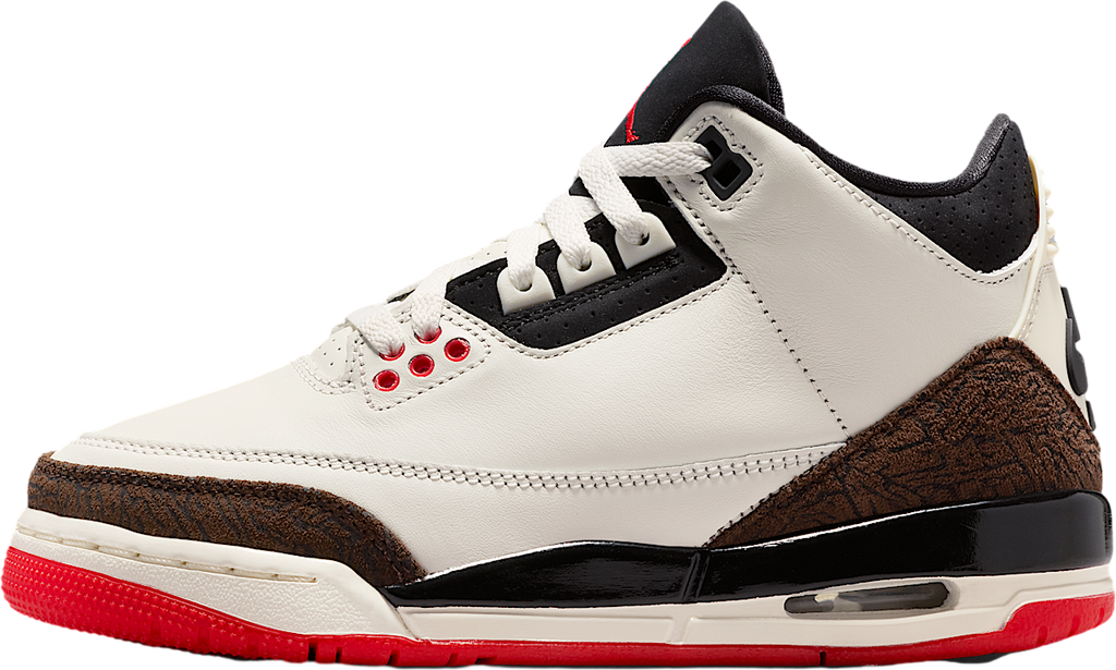 Air Jordan 3 GS Sail / University Red