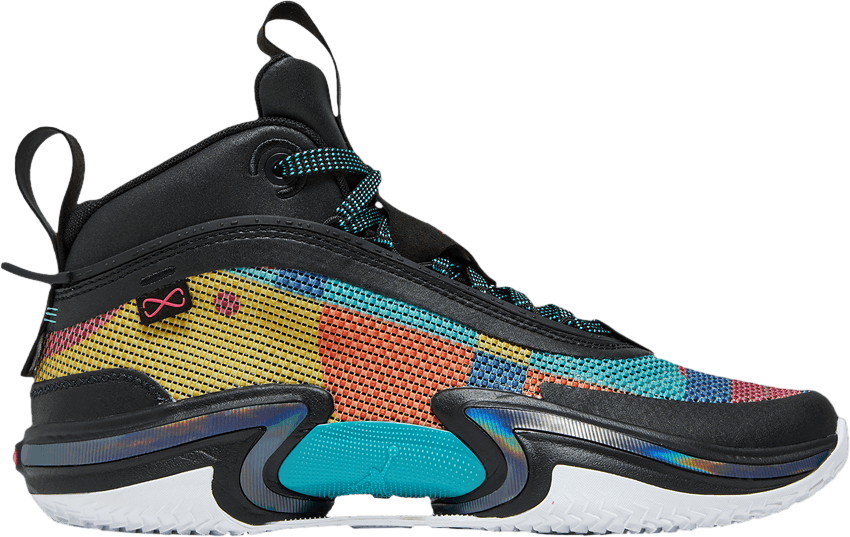 Air Jordan 36 GS Black Multi-Color