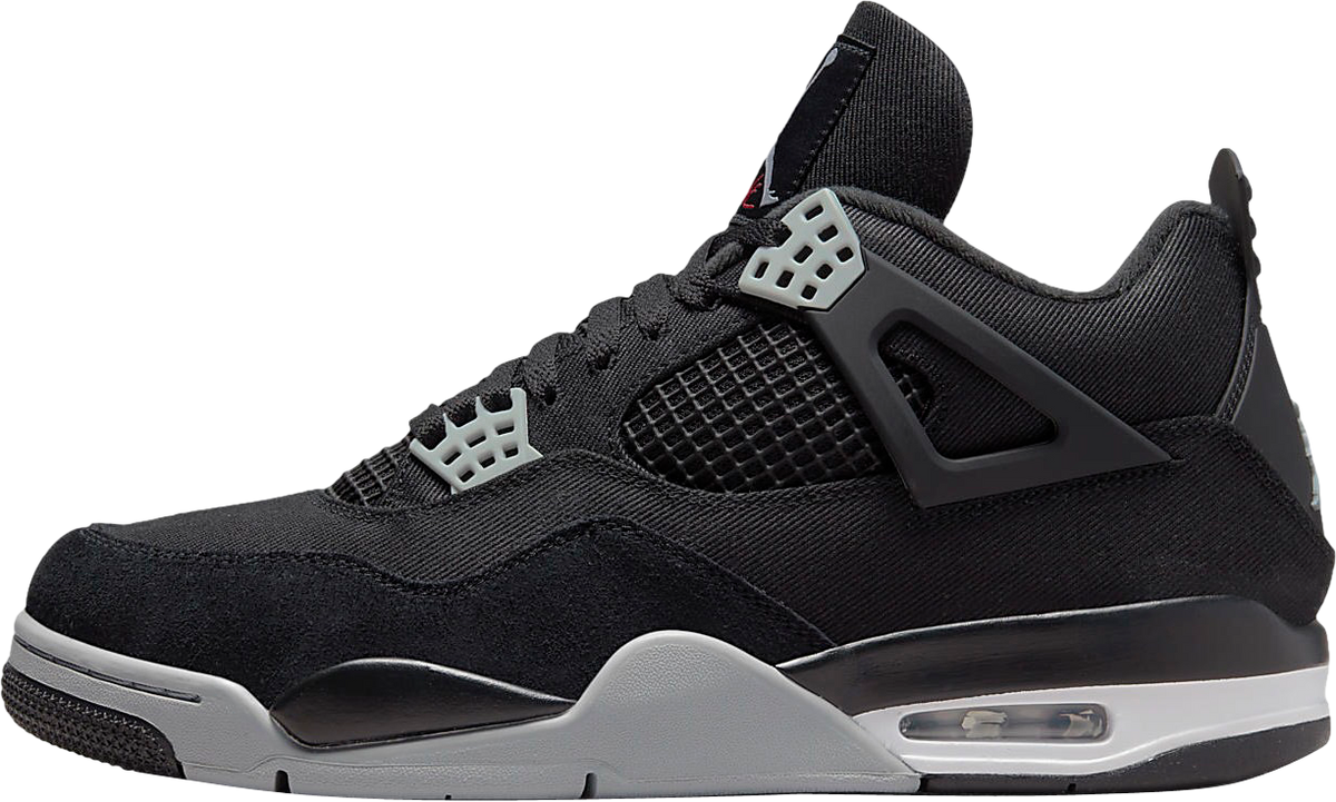 Air Jordan 4 Black Canvas