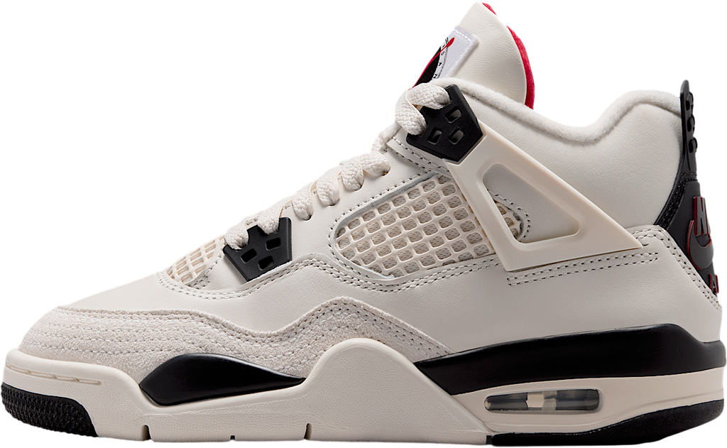 Air Jordan 4 Flight Club GS Sail / University Red