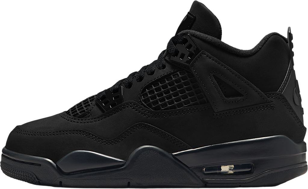 Air Jordan 4 GS Black / Light Graphite