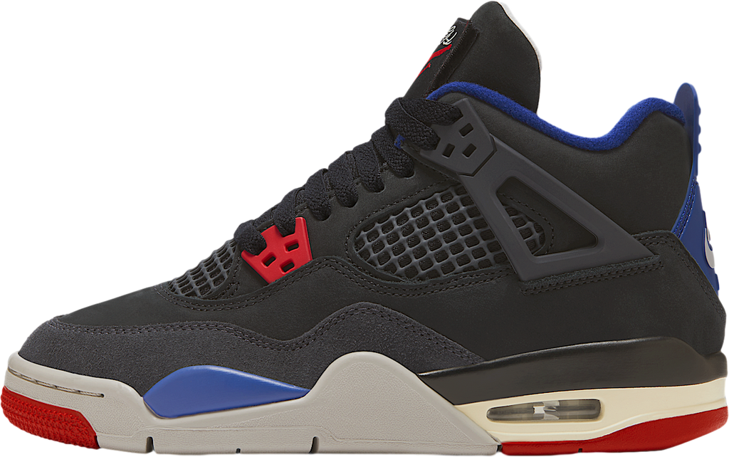 Air Jordan 4 Rare Air GS Black / Deep Royal Blue