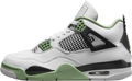 Air Jordan 4 WMNS Oil Green (Seafoam)