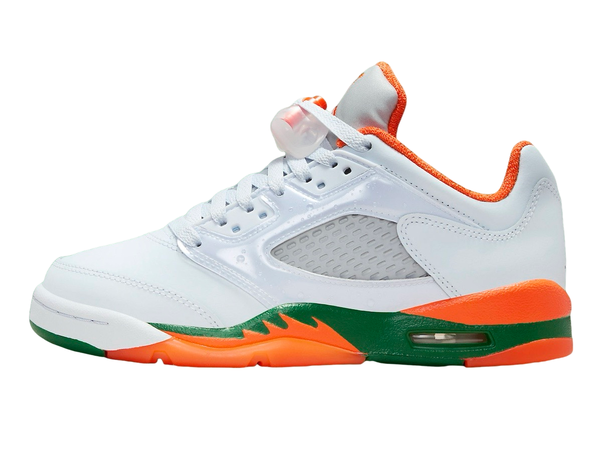 Air Jordan 5 Low GS Miami Hurricanes